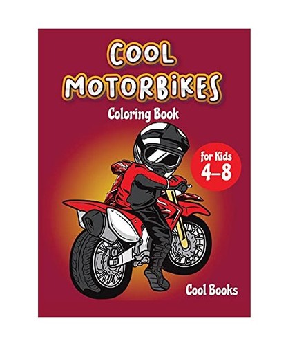 Cool motorbikes coloring book - cool,