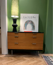 VINTAGE JOHN & SYLVIA REID STAG FINELINE BIRCH CHEST OF DRAWERS