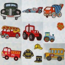 Motif Fire Engine Car Farm