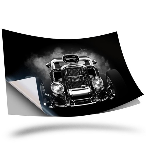 Vinyl sticker bw - -,