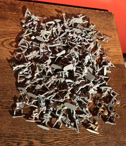 Bundle grey plastic army - plastic,