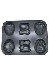 Non-Stick Metal Chocolate Easter Egg & Easter Bunny Making Mould 