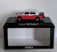 Simca 1000 Rallye 2 SRT 1977 1/43th Norev Ref 571019