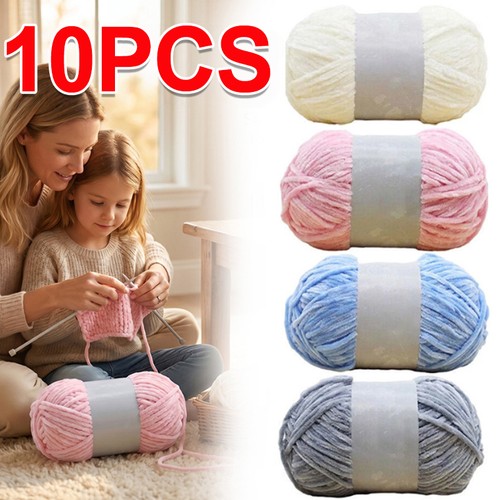 10x 100g skein shiny chunky - 10x,