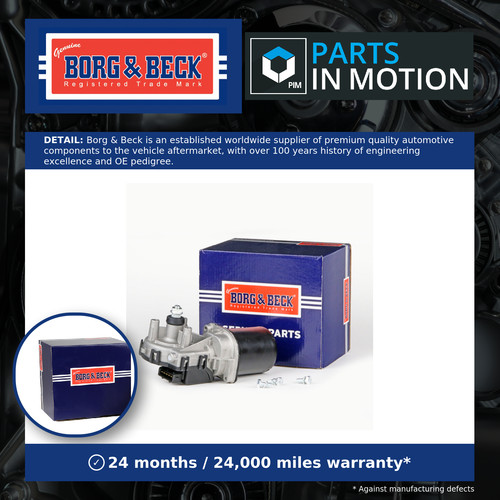 Wiper motor front bwm1010 - wiper,