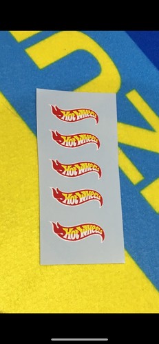 Hot wheels logo - x5, 30mm