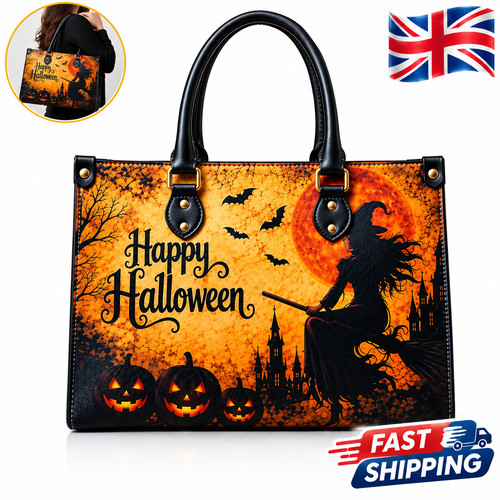 Happy halloween witch leather - witch,