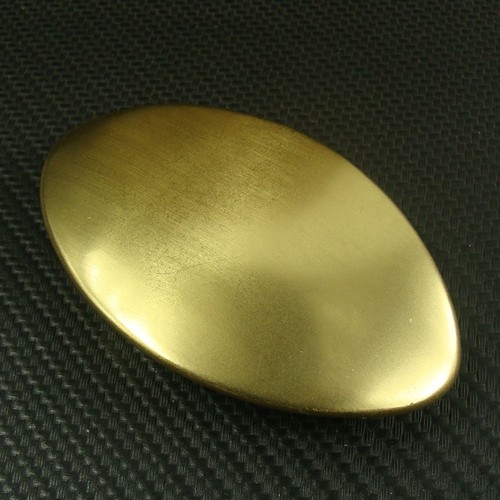 Solid brass oval belt pin - solid, "oval"