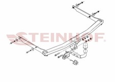 Tow Bar for Ford Focus II 2004