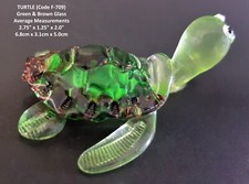 Curio Display GLASS TURTLE