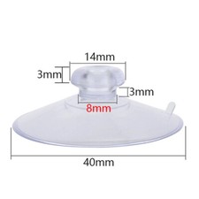 Vacuum Strong Suction Cups 20/25/40mm Suckers Pads for Glass Table Desk Door