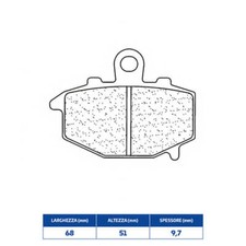 Sintered Rear Brake Pads For