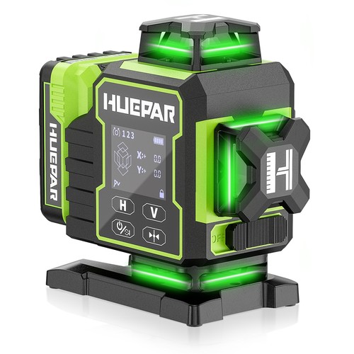 Huepar w04cg laser level - 4d,