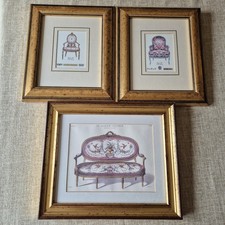 3 X Prints Georgian Furniture