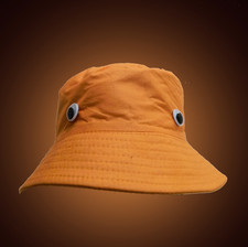 Orange Googly Eye Bucket Hat