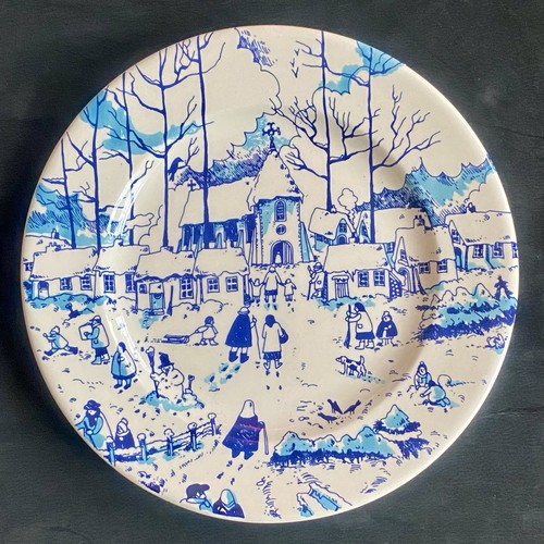 Winter village design - village",