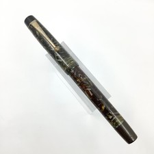 Onoto de la rue hatched pattern fountain pen 14k gold nib, for restoration.