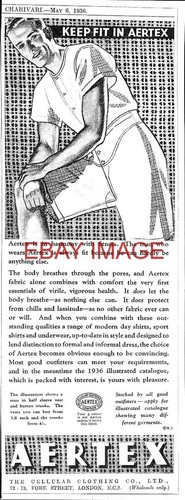Advert for aertex breathable - for,