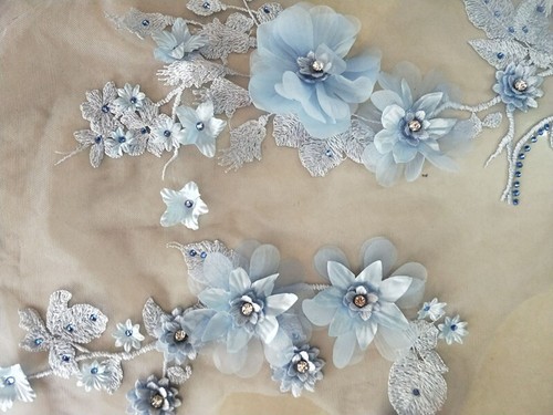 Beaded bridal evening - beaded, dress