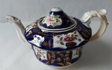 Antique New Hall c1840 Cobalt