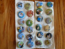 Tintin Round Safety Pin Badges - individual purchase