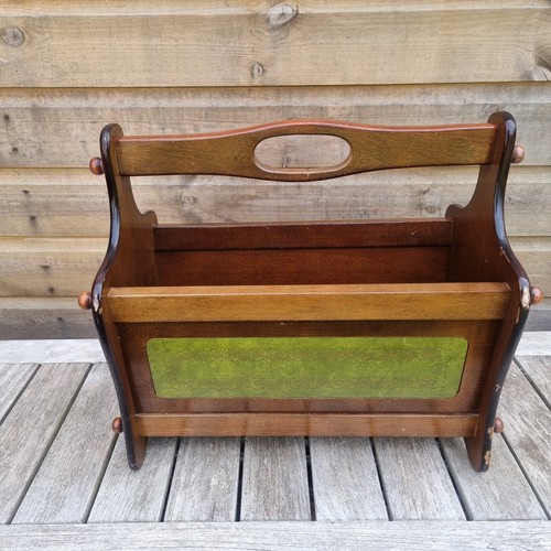 Vintage wooden magazine - magazine, rack