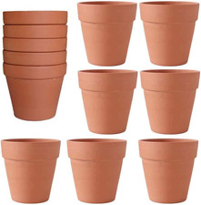OLEEP 12Cm Clay Pot - 12 Pack