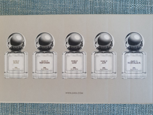 Zara shades fragrances - zara,