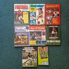 Football Annuals Hardback Books 1960's & 1970's Bundle x 8 VGC 