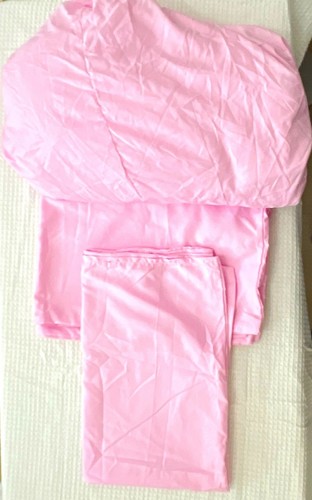 Pink solid duvet - cover, set