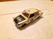 VINTAGE 1960'S DINKY TOYS 212 FORD CORTINA EAST AFRICAN SAFARI RALLY CAR MODEL
