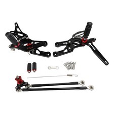 Black Rear Sets Footpegs