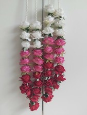 Luxury Handmade Indian Wedding Garlands Haar Mala Bridal Flowers 