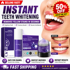 Purple Teeth Whitening Powder