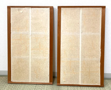 Japanese Shoji Paper Screen Antique Wooden Frame Wabi Sabi Decor Interior Design