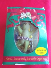POCKET DRAGONS SUGAR PLUM FAIRY FIGURINE CHRISTMAS ORNAMENT - MINT in BOX