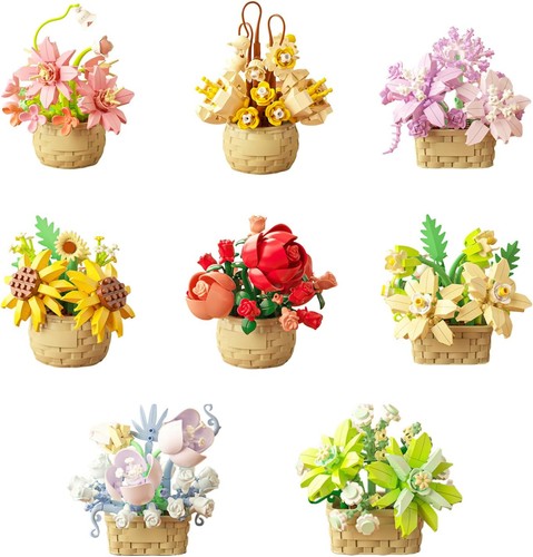 Flowers 1360pcs botanical - 8,