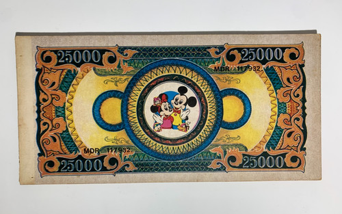 Mickey mouse novelty money - mickey,