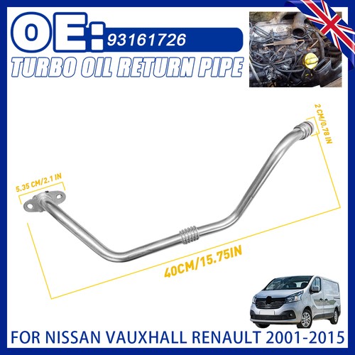 Turbo oil return pipe - turbo, for
