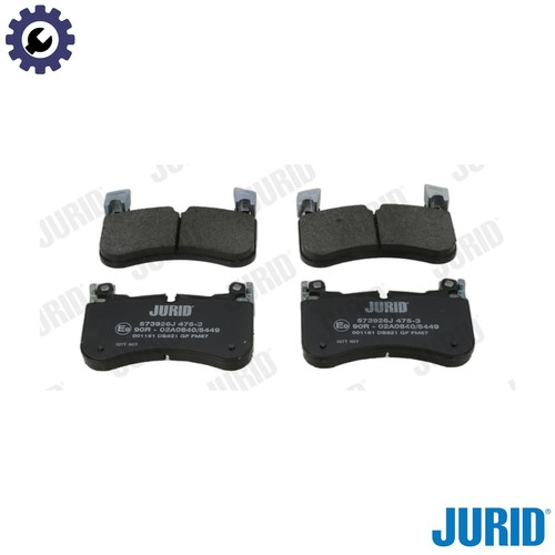 Brake pad set - set, disc