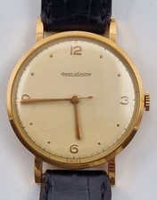 Jaeger-LeCoultre 18K Yellow Gold Manual Winding Vintage Men's Watch 