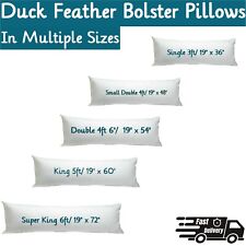 Bolster Pillows Duck Feather&Down Orthopaedic Long FULL Body Leg Support Cushion