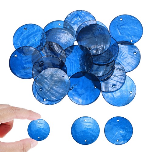 20pcs round capiz sea shells - capiz,