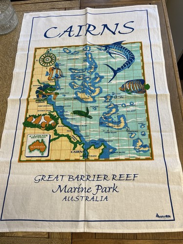 Vintage retro cotton tea - vintage/retro, towel