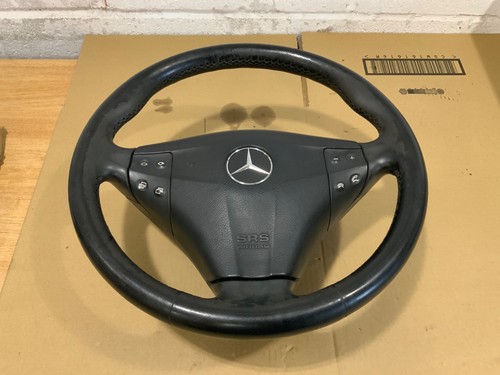 Leather steering wheel - leather,