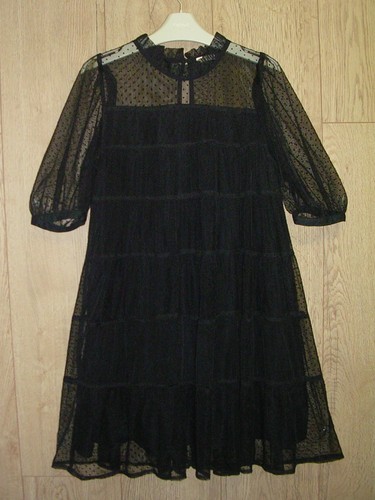 Next girls black chiffon - girls,