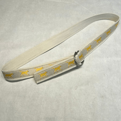Bean yellow dog belt sz - dog,