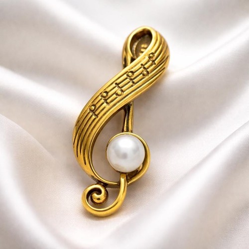 Fashion jewelry gold treble - fashion,