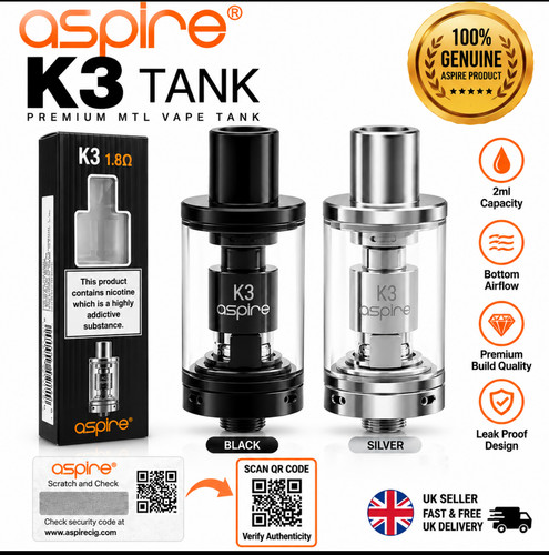 Aspire tank with nautilus - with,