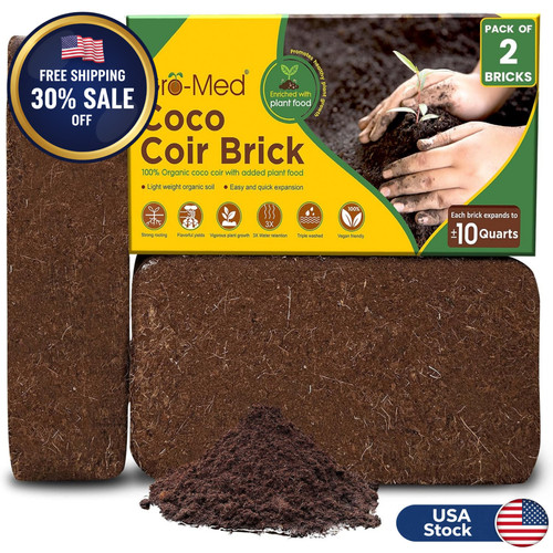 Coco coir brick - 1.4, lb